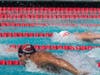 Sprinter Francois Moufarrej in action