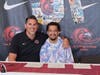 Las Positas Coach James Giacomazzi and Jalen Patterson