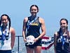 State champion Shae Wright on the podium.