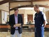 Photograph of Supervisor Matt Letourneau presenting a Resolution from the Loudoun County Board of Supervisors.  From Left to Right: Matt Letourneau & Dr. Drew Luce