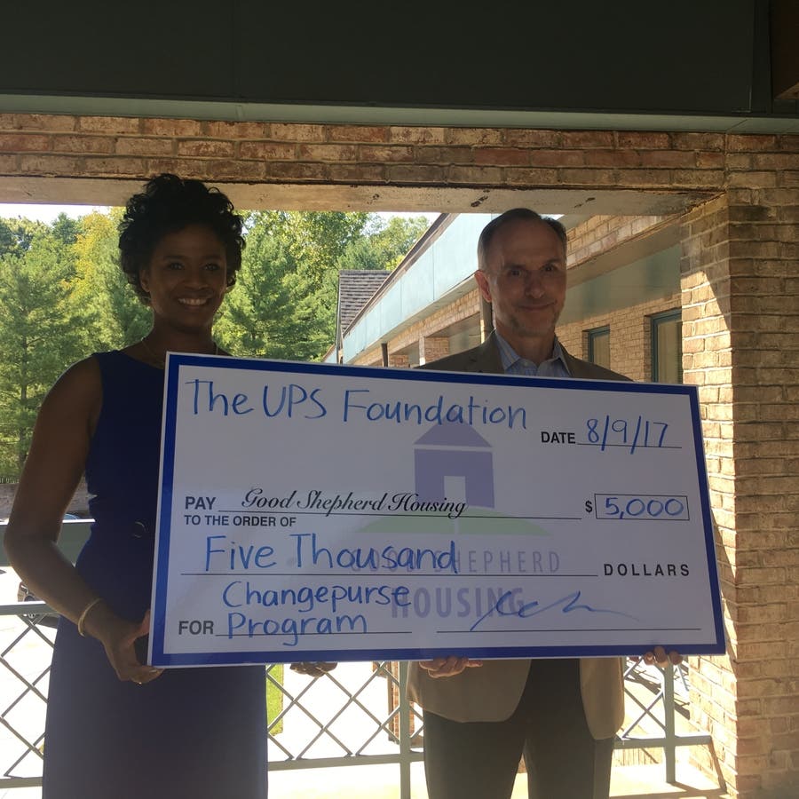 Good Shepherd Housing Receives 5,000 Grant from The UPS Foundation
