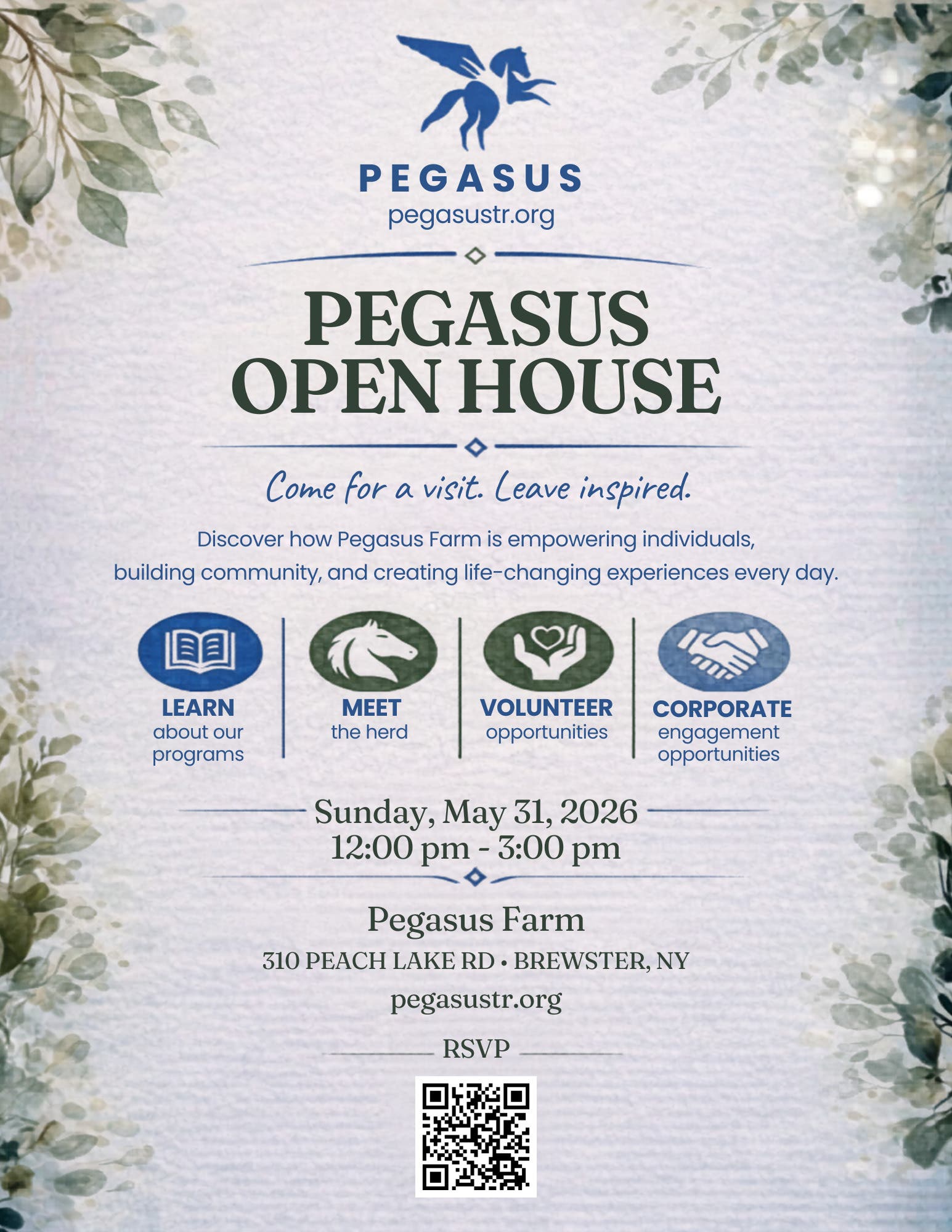 Join us for the Pegasus Open House!