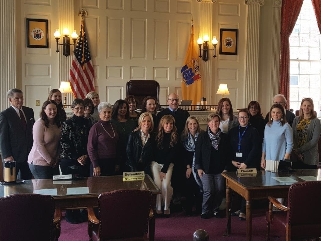Community volunteers sworn in as Court Appointed Special Advocates for children in Morris and Sussex Counties.
