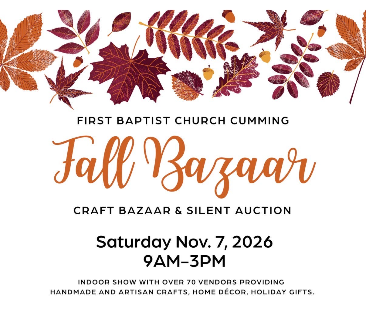 Fall Bazaar