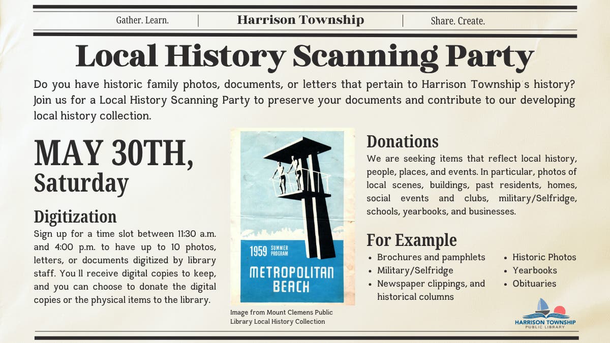 Local History Scanning Party