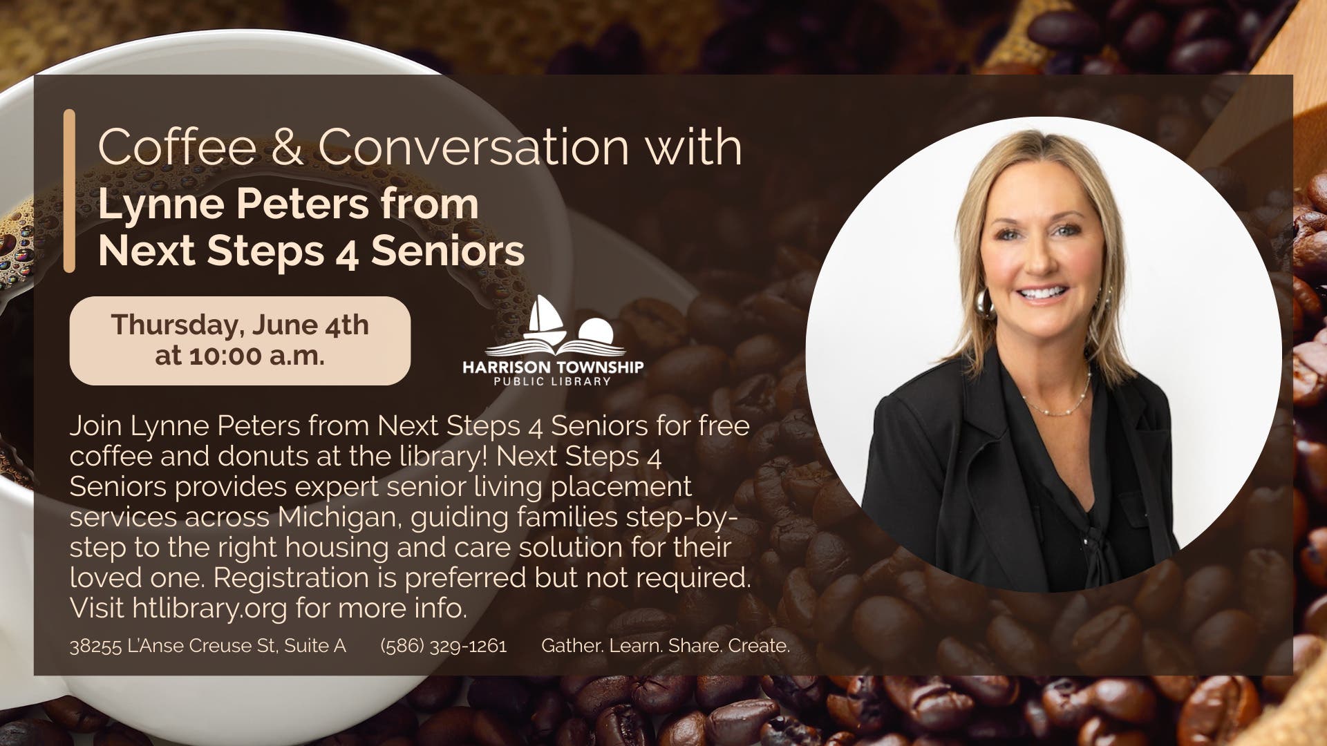 Coffee & Conversation with Next Steps 4 Seniors 