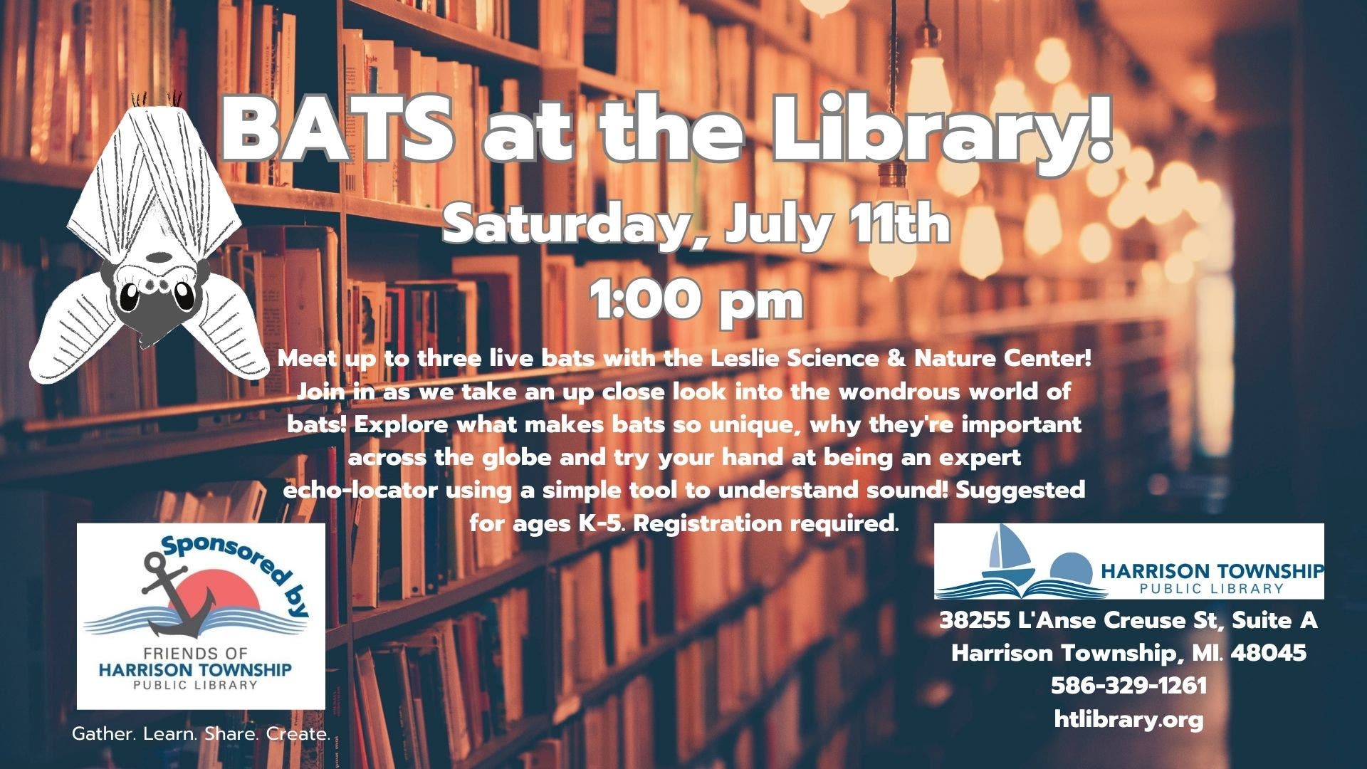 Bats at the Library!