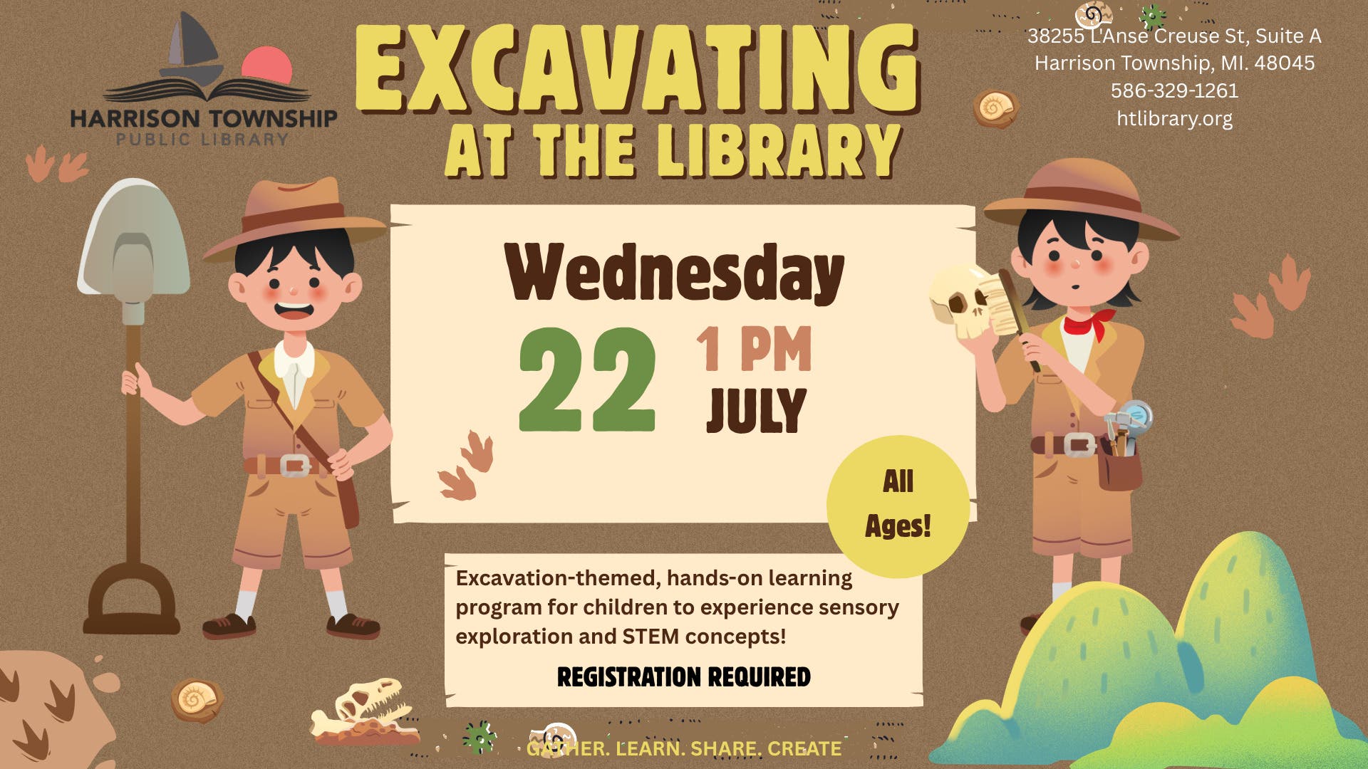 Excavating at the Library
