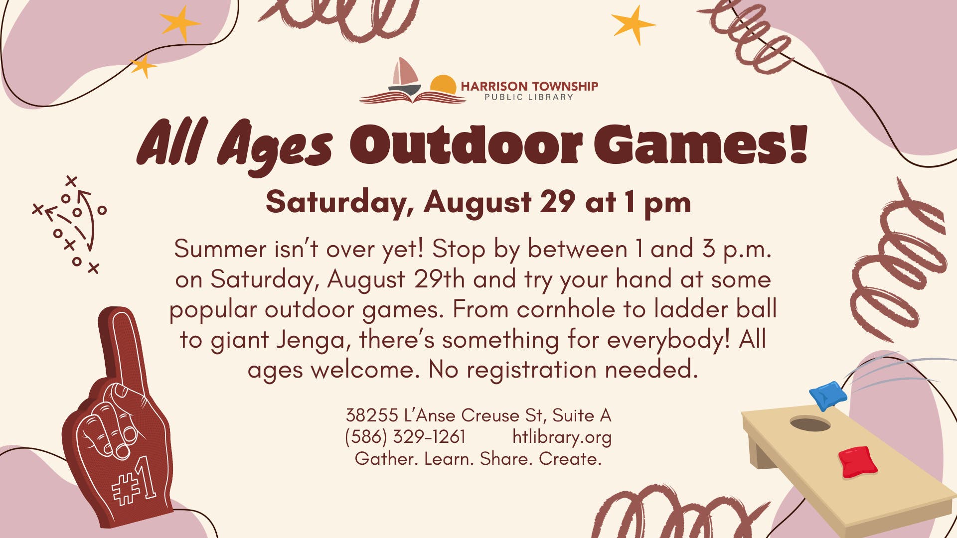 All-Ages Outdoor Game Day!