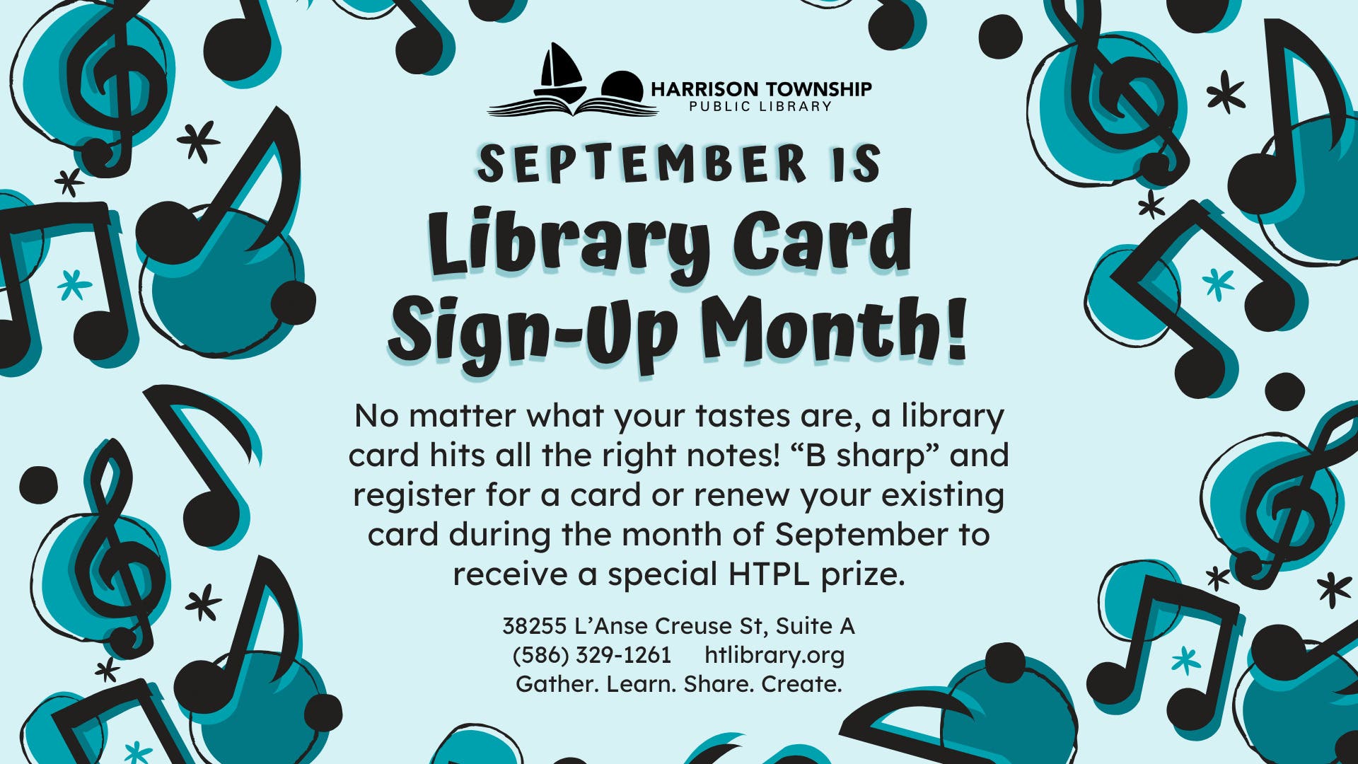 September is Library Card Sign-Up Month!