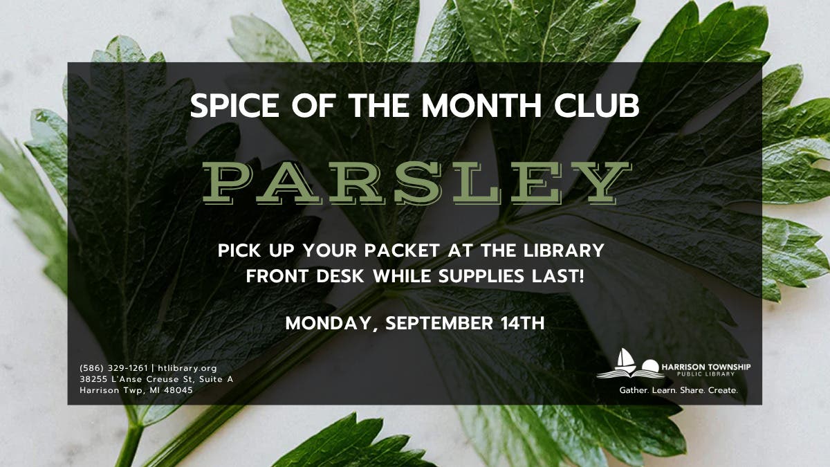 Spice of the Month Club: Parsley