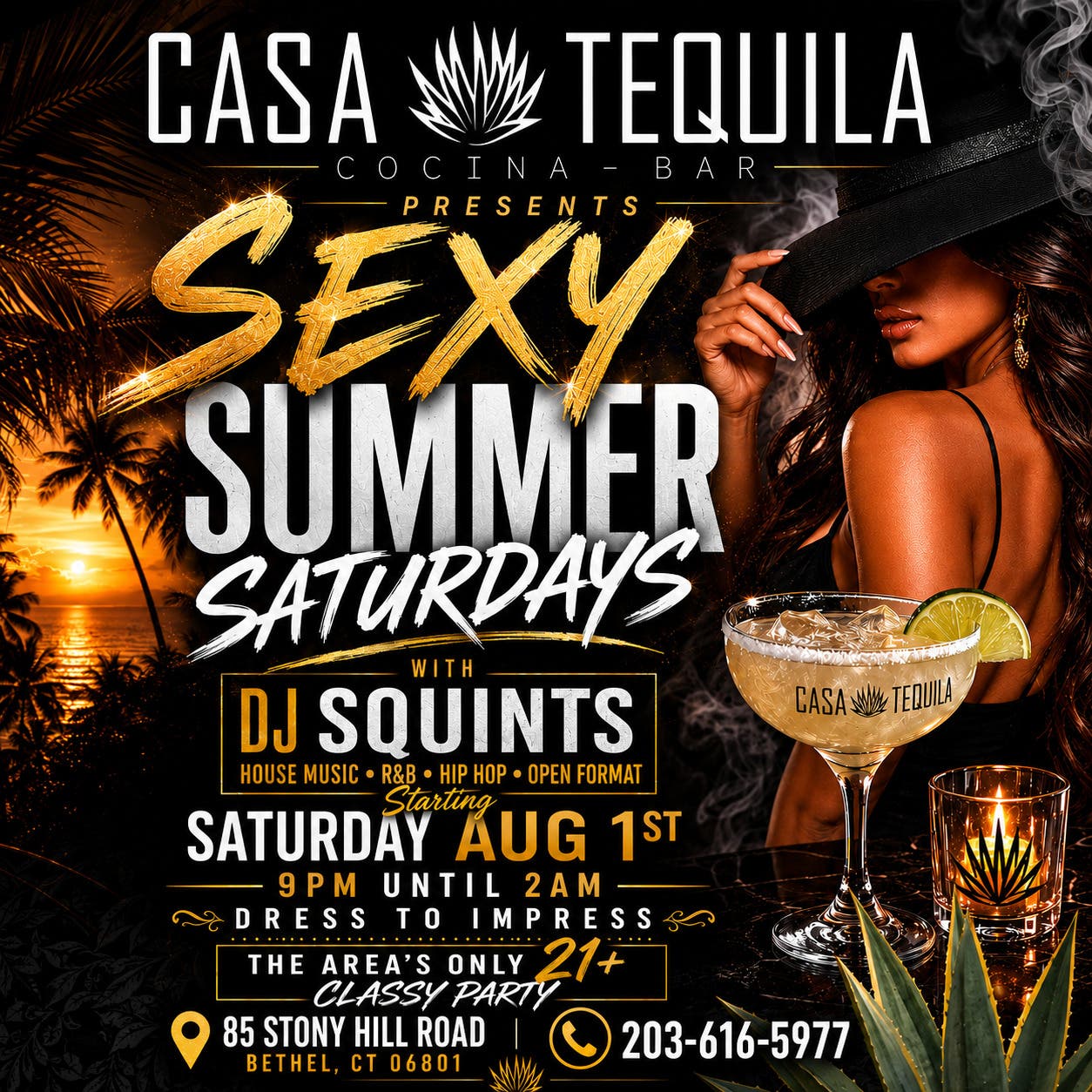 LADIES NIGHT at Casa Tequila Saturday Aug 1st