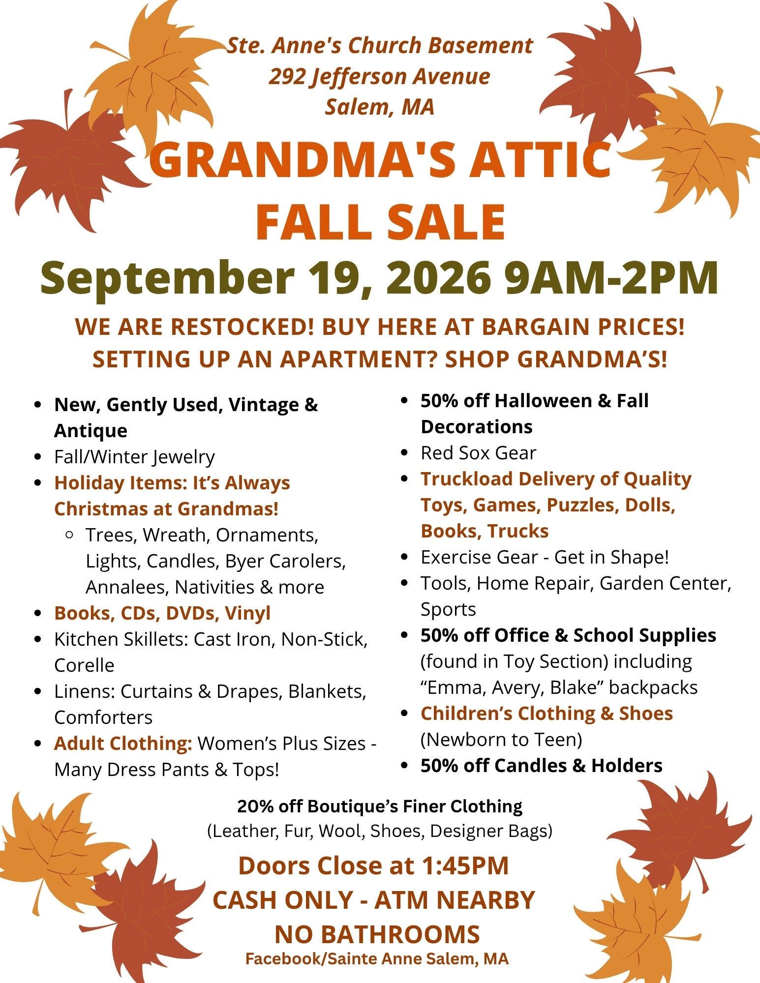 The Hunt is on at Grandma's Attic!