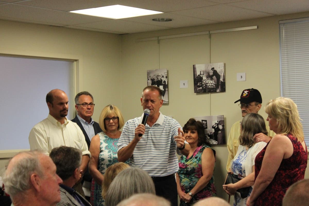 Mills family, 4th annual Veterans Tribute Wall Unveiling