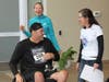 5K Participants chat with BCFA President, Shari Rossmann