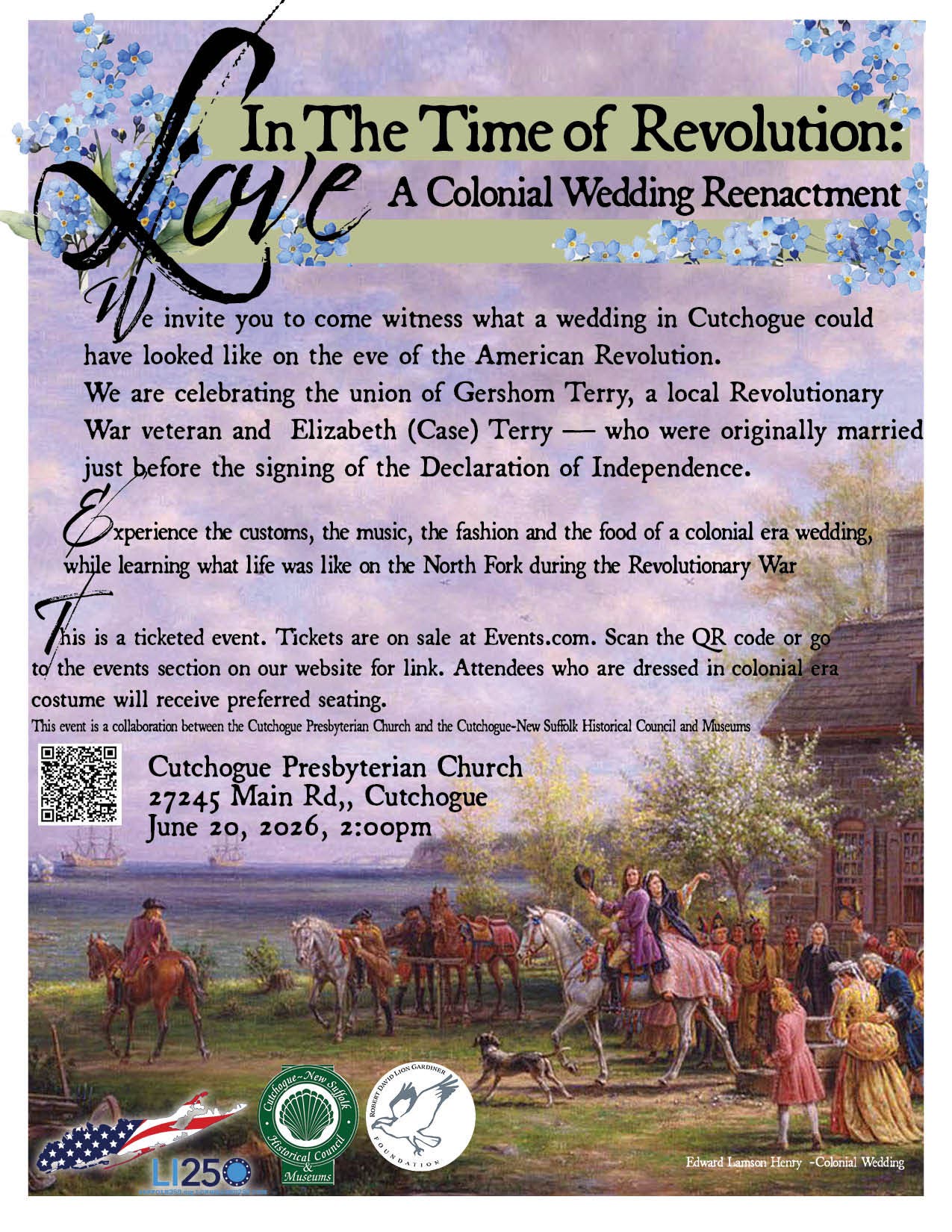 Love in the Time of Revolution: A Colonial Wedding Reenactment