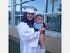 Romelia Belteton with her son