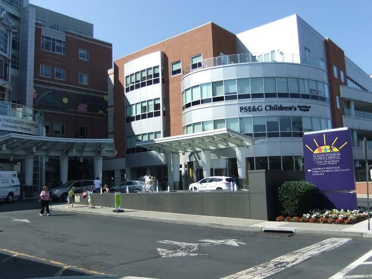 Geoffrey The Giraffe Unveiled At NJ Children's Hospital New Brunswick
