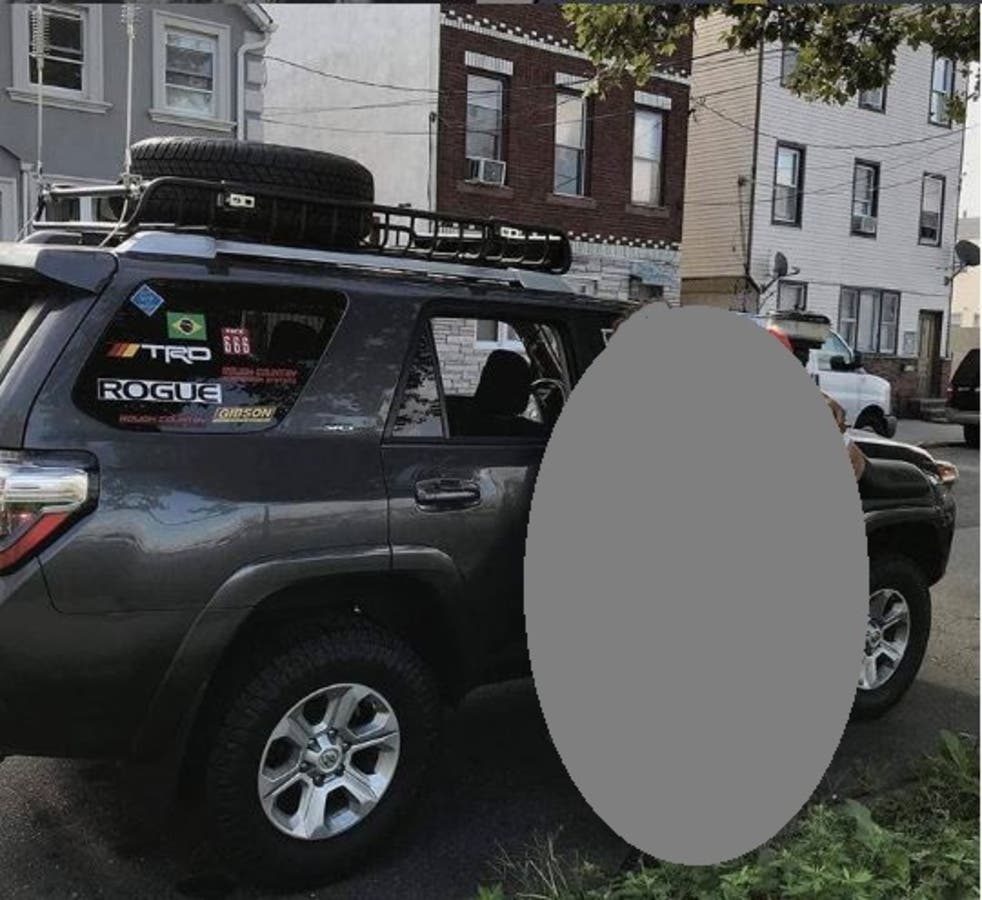 This is the unique-looking Toyota 4-Runner sought by Piscataway police. Plates are NJ N83-KBP.
