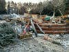 All that remained of the home after the fire.
