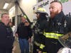 Sheamus and Cesaro, a pair of professional WWE wrestlers known as The Bar, were on hand at Tower 2 in Secaucus.