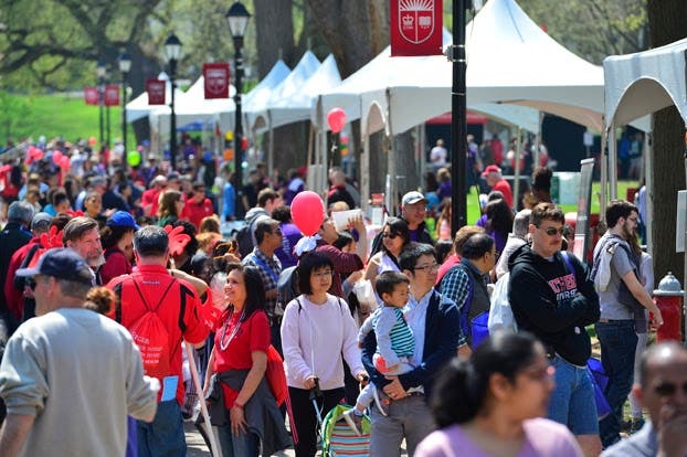 Last year, more than 100,000 people attended Rutgers Day across all three campuses.