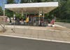 The Shell gas station on Rt. 18 that was robbed.