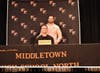 Stephen is pictured with Middletown North lacrosse coach coach Jason Pino.