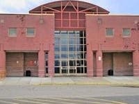 The exterior of the Hudson County jail in Kearny.