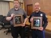 Officer Ryan Bartunek & Kendall Park First Aid Squad EMT William Heins saved a man's life using CPR.