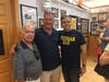 John Bueckner, Mayor Mike Gonnelli and Raj Pardasani at the museum's grand opening last summer.