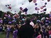 Balloons were released in Lexi's memory on Tuesday at Sunnyside.
