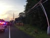 Photos from the accident scene Monday night.