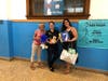 School supplies dropped off at Ocean Avenue school: Ocean Avenue Elementary School Principal Cindy Wilson and IMA Urgent Care Center’s Rachel Lawrence.