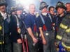McKay, at far right, and other FDNY firefighters at Ground Zero in the days immediately after the attacks. Photo is dated Sept. 14, 2001.