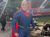 This dad nailed it as Superman.