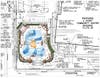 A map of where the water spray park will be located.