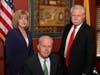 Members of the New Jersey 18th Legislative District, Senator Patrick Diegnan (D- South Plainfield), Assemblywoman Nancy Pinkin (D-East Brunswick) and Assemblyman Robert Karabinchak (D-Edison), who helped secure the municipal aid.