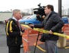 Piscataway Mayor Brian Wahler talks to News Channel 12 on scene.