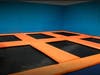 Rise & Grow's main attraction is their massive trampoline area. They also have a rock climbing wall for older kids.
