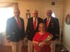 In 2019, the quartet surprised MaryAnn Vene in her Hazlet home. (One member got stuck in the snow and couldn't make it.) MaryAnn's son in Holmdel ordered it as a gift for his mom. She was brought to tears — we were there to witness it!