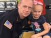 Former Avenel Fire Chief James "Jimmy" Karlbon with his daughter, Madalyn, 6.