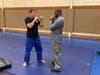 Holmdel was unique because they also worked out with their new cadet for one hour a day. Here is Lt. Rob Philhower showing Travis how to box.