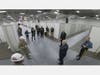 Gov. Phil Murphy, U.S. Senator Bob Menendez, the State Police and Army Corps of Engineers tour the Meadowlands Expo Center Thursday.
