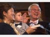 Yun was known for his signature bow tie. He is seen here with family at his swearing-in as a councilman.