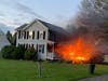 "The flames were being fanned by strong winds (Monday evening)," said Monmouth Junction Fire Chief Scott Smith.
