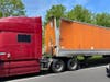 The truck on Laurel Ave. in Holmdel Wednesday afternoon.
