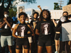 The march was organized by two recent South Brunswick High grads, Essence Baker and Jada-Rae Poku.