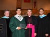  Daniel Anderl, in green, at his 2018 high school graduation from Saint Joseph's boys' Catholic school in Metuchen. He wanted to study law in his parents' footsteps.