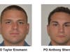 Secaucus police officers Taylor Ensmann and Anthony Sherman.